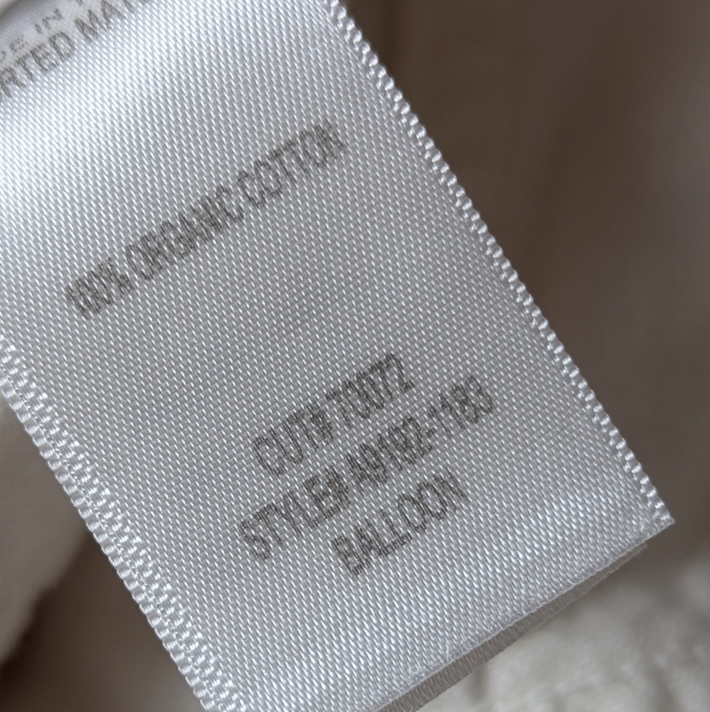 AGOLDE Balloon Jeans Curved Taper Leg Porcelain White 25 - Picture 13 of 13